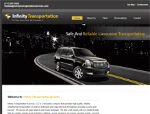 Tablet Screenshot of infinitytransportationservices.com